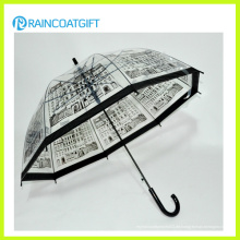Mode Transparent PVC Regenschirm für Mädchen